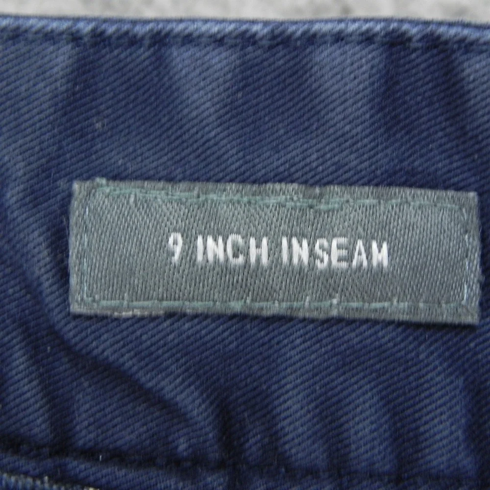 Bonobos Chino Shorts Mens 33 Navy Blue Stretch 9 Inseam Casual Cotton Shorts